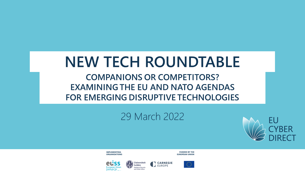 New tech roundtable
