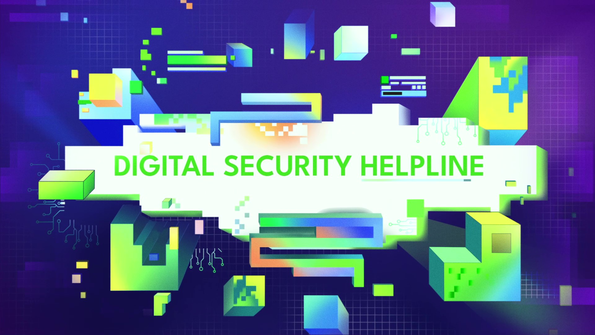 Digital security helpline final frame at 0m17s