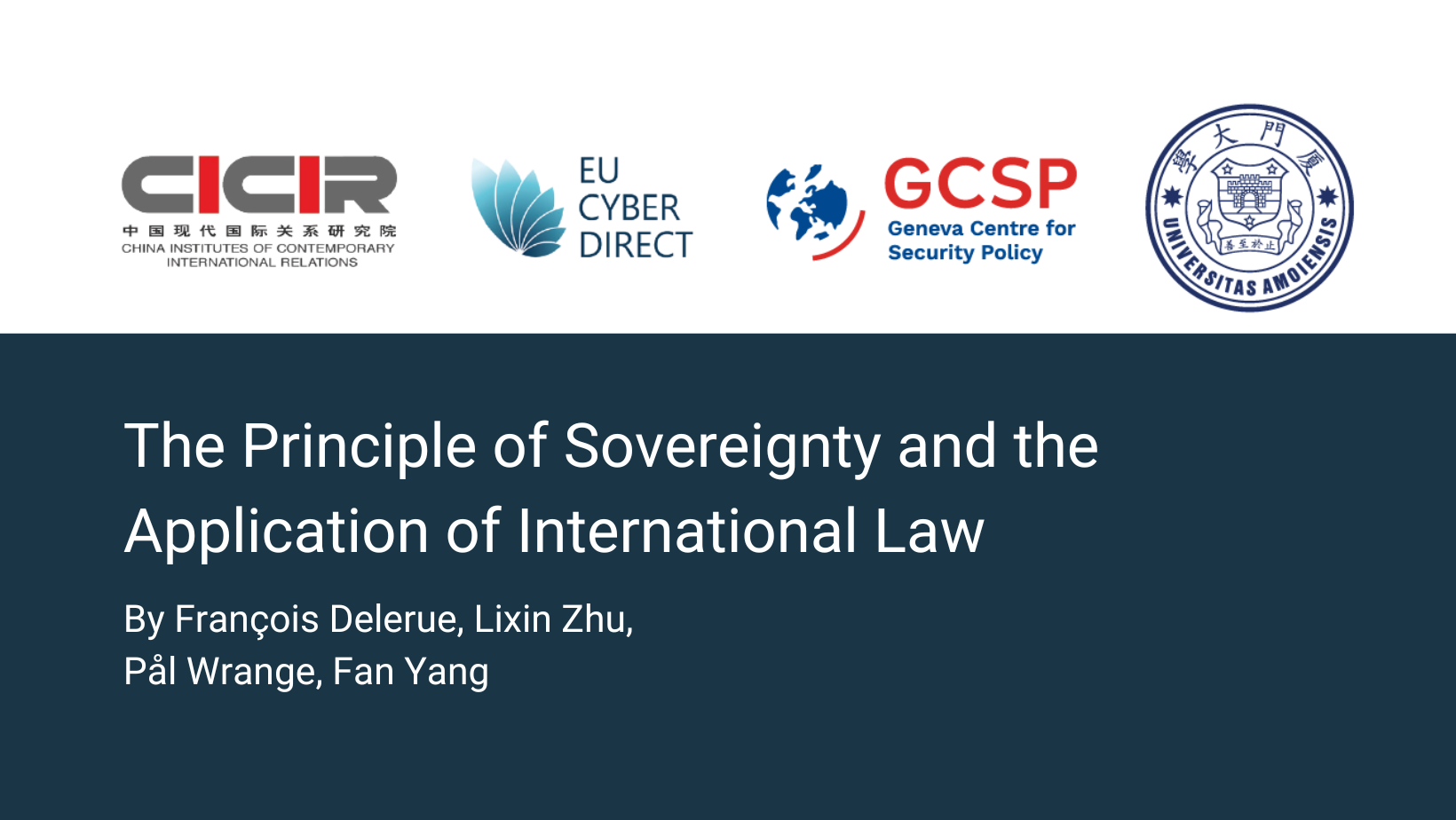The principle of sovereignty and the application of international law (2)