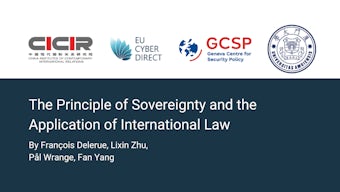 The principle of sovereignty and the application of international law (2)