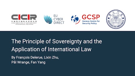The principle of sovereignty and the application of international law (2)